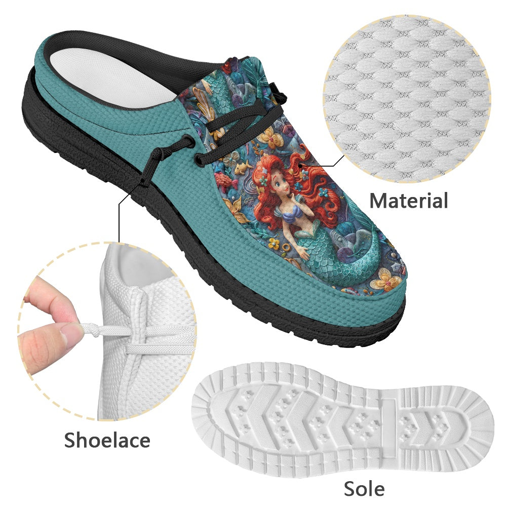 Mermaid Princess MESH DUDE SHOES