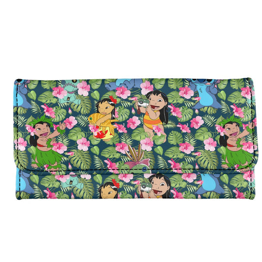 Hawaiian Alien Long Folding Wallet