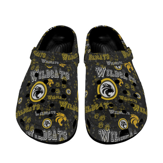 Wildcats Crocs Black Sole