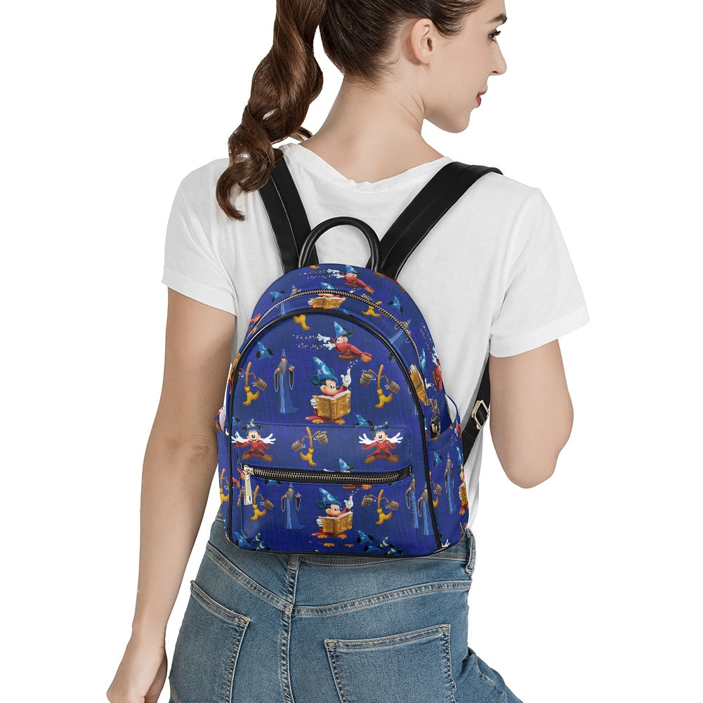 Mouse Sorcerer Casual Backpack for women