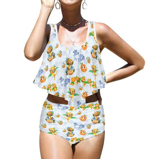 Classic Orange Bird Bikini swimsuit