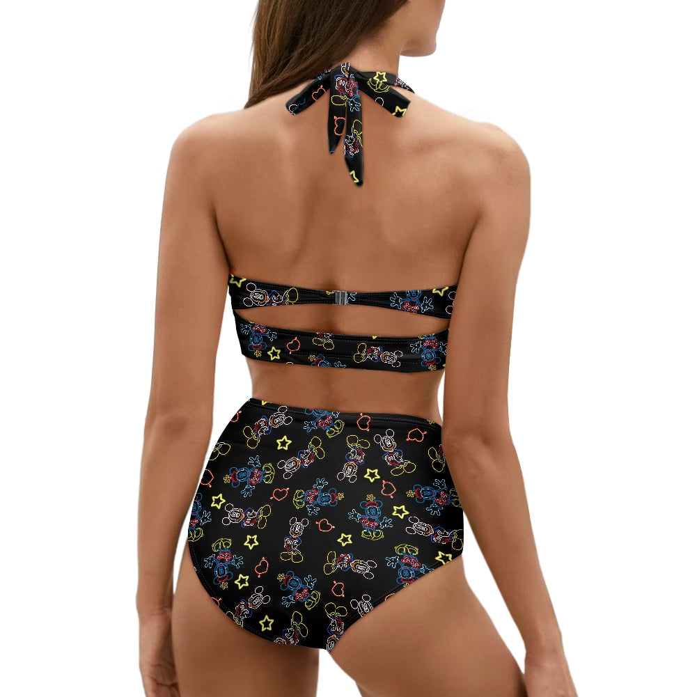 Neon Mouse Two-piece Swimsuit