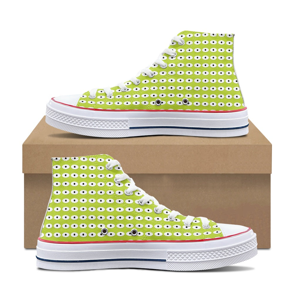 Toy Box- Alien High Top Canvas Shoes