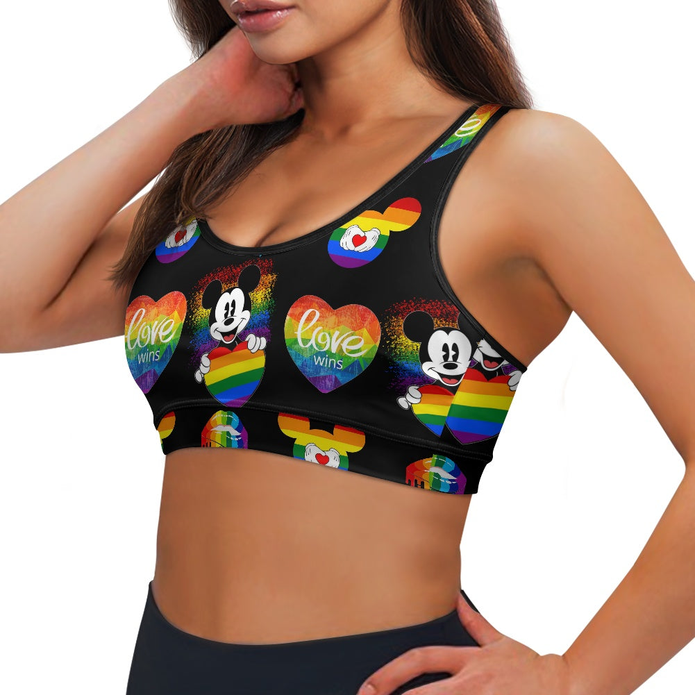 Mouse Pride Women's Sports Vest