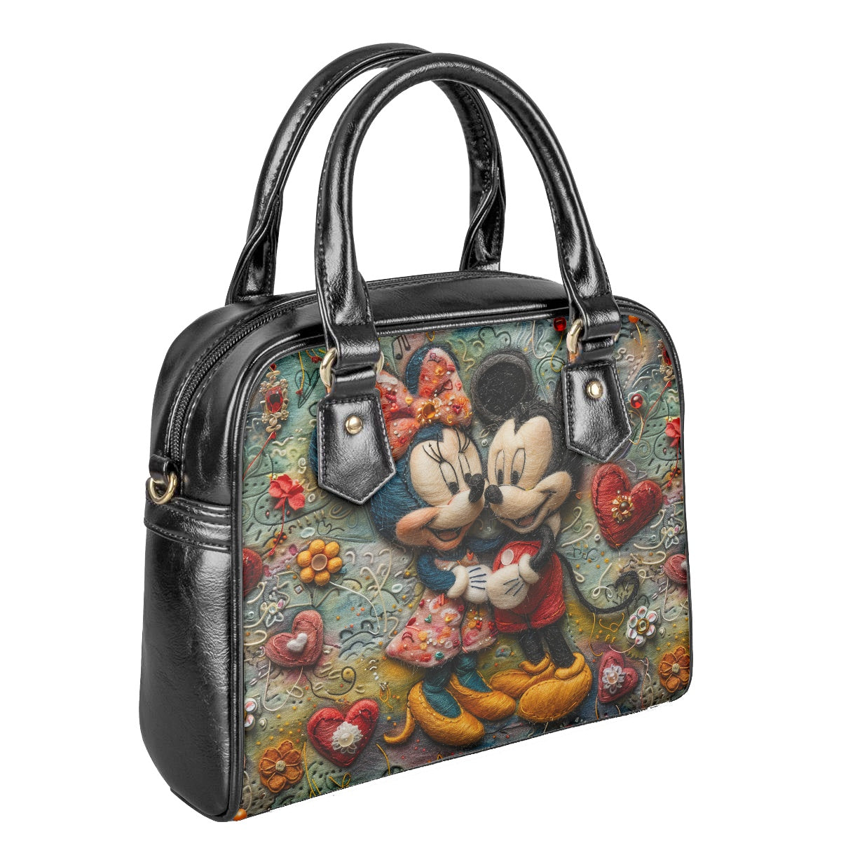 Mouse Couple Bowler Bag