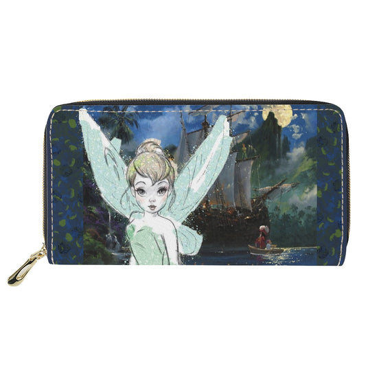 Tink Fairy PU wallet (nylon zipper)