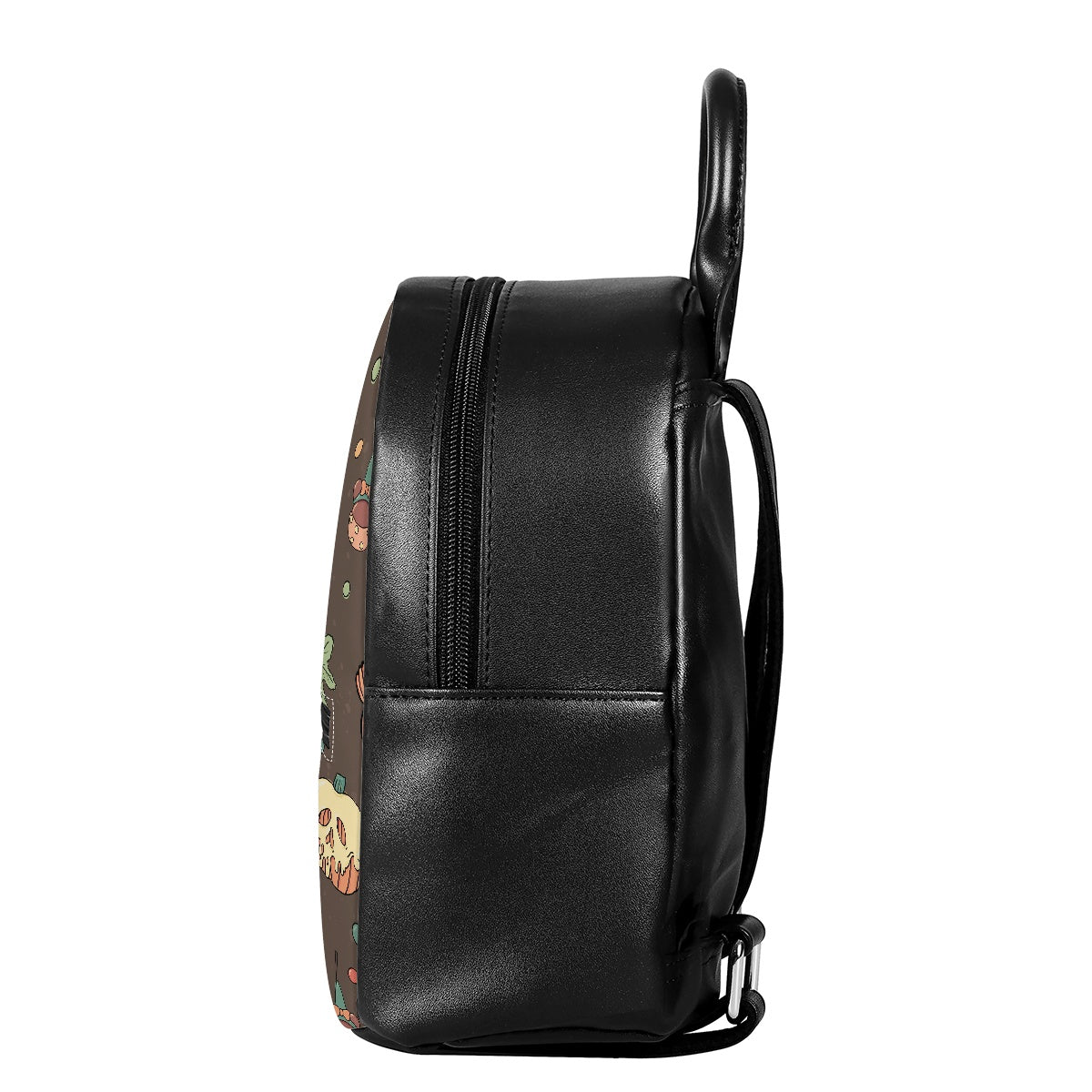 Boho Halloween Brown Small Backpack