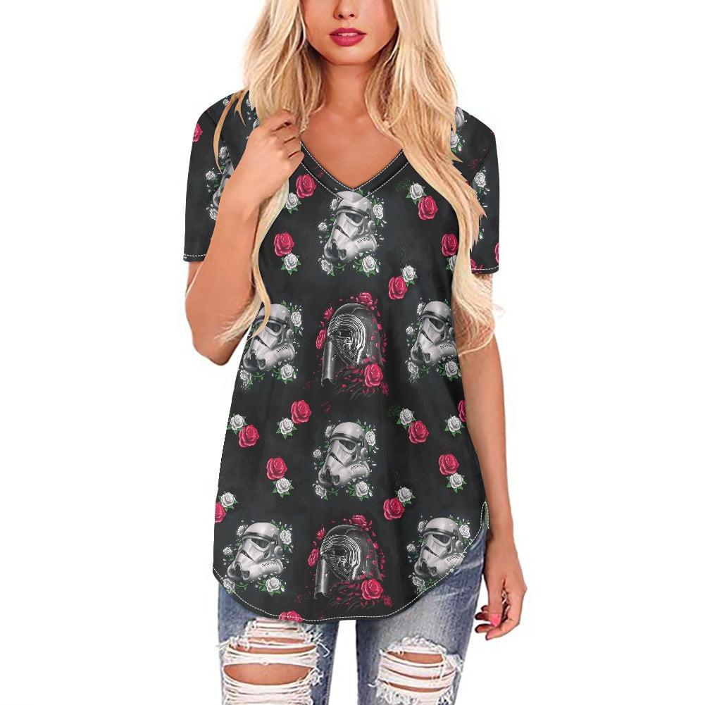 Kylo Trooper Women's V-neck Top