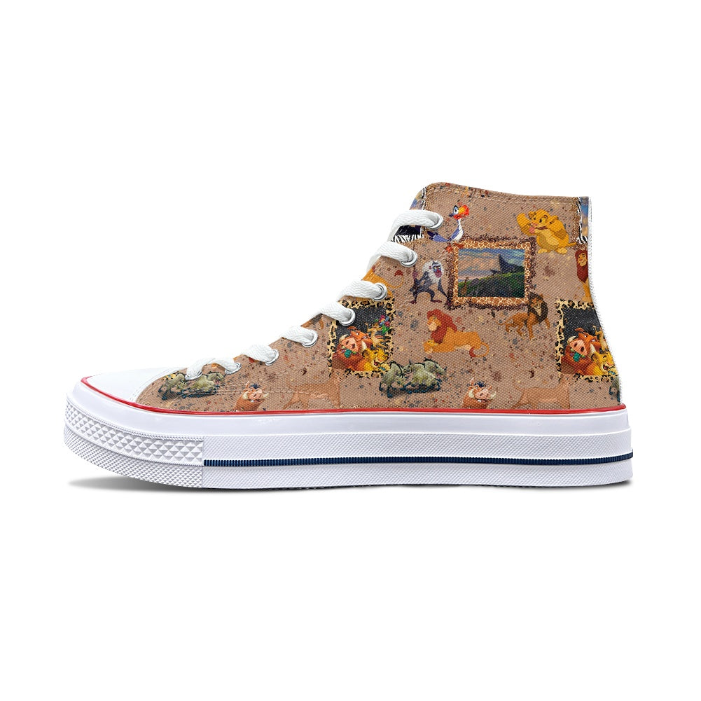 Pride Rock High Top Canvas Shoes