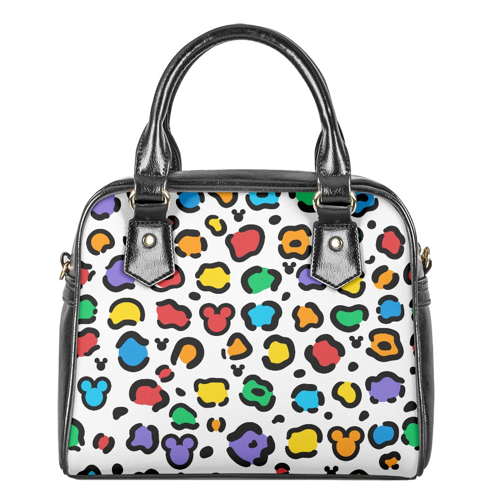 Primary Cheetah Bowler Bag