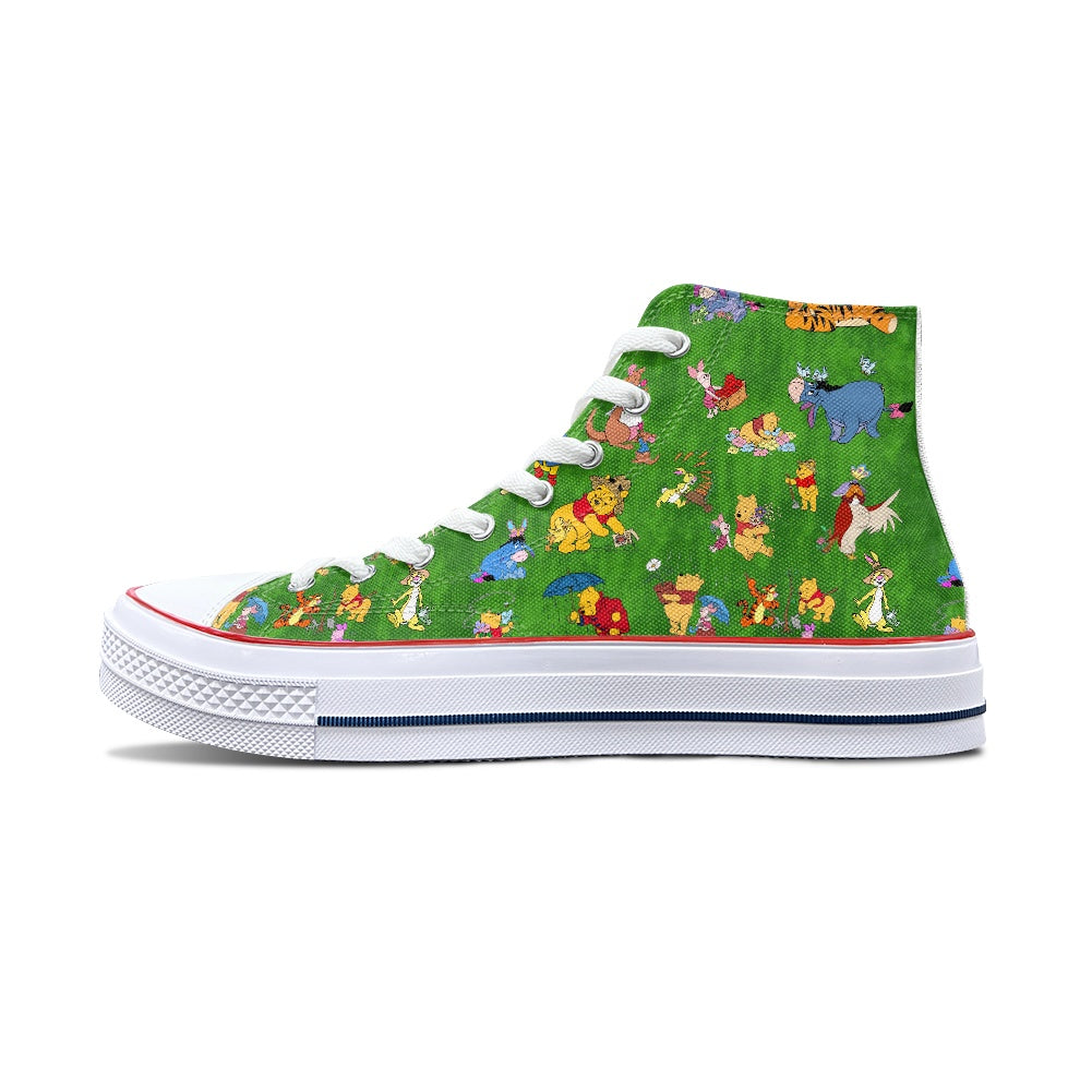 Spring Winnie High Top Canvas Shoes