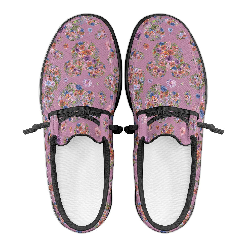 Floral Mouse MESH DUDE SHOES