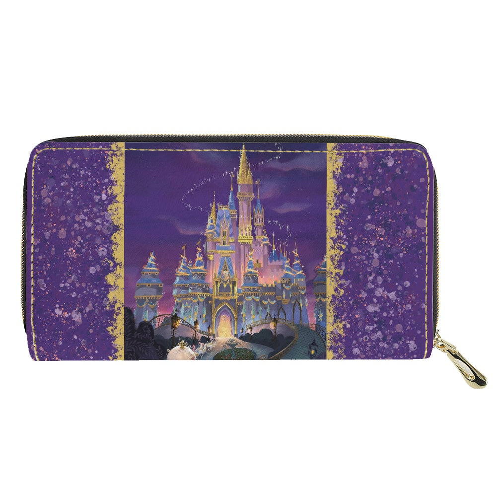 Castle PU wallet (nylon zipper)