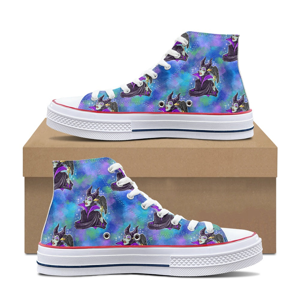 Evil Fairy High Top Canvas Shoes