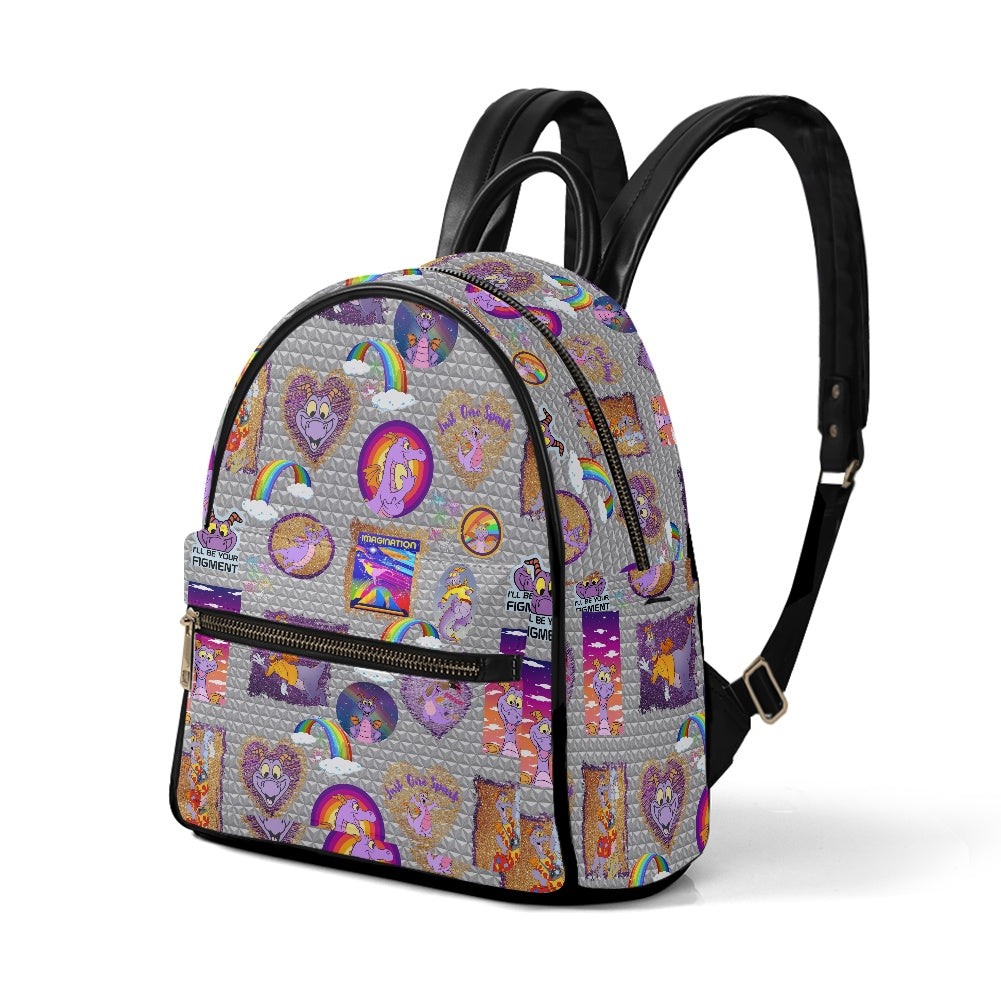 Purple Dragon Casual Backpack for women