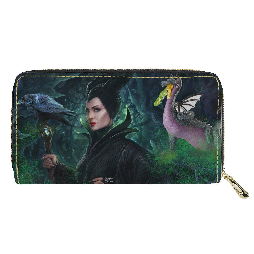 Evil Fairy Mist PU wallet (nylon zipper)