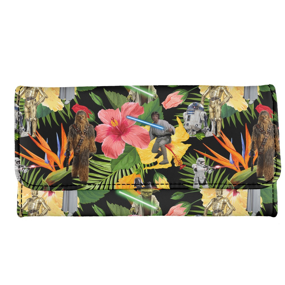 Tropical SW Long Folding Wallet