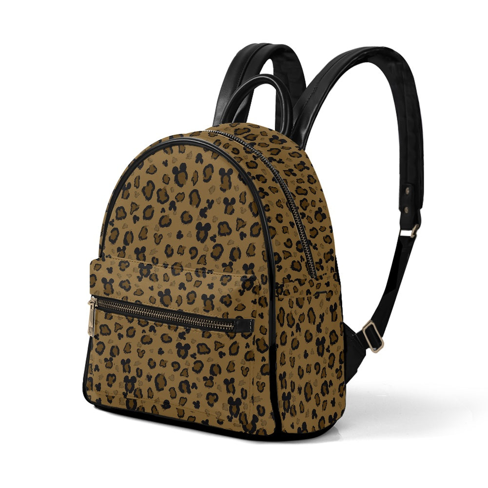 Cheetah Mouse Casual Backpack for women