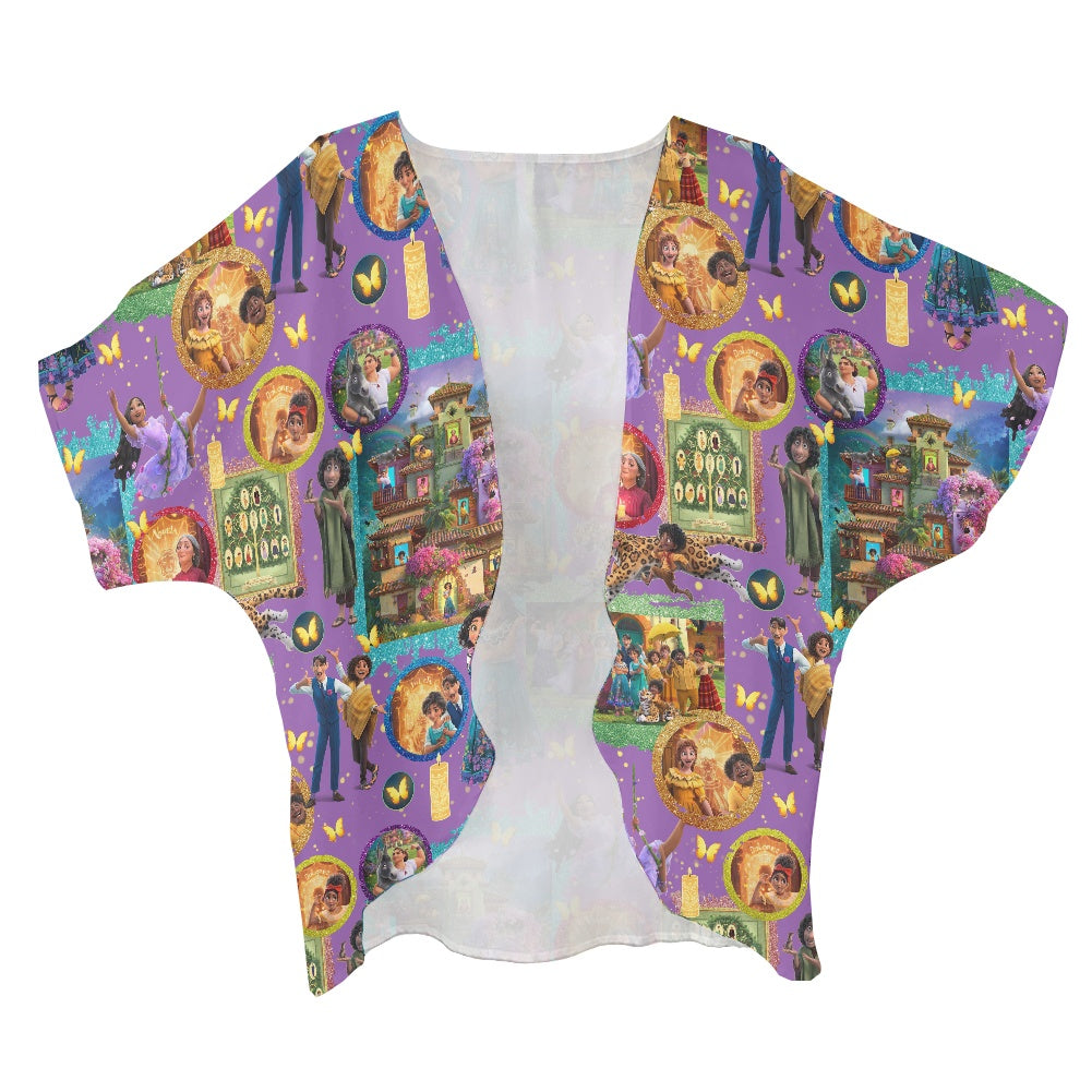 Magic Family Women's cardigan chiffon shirt