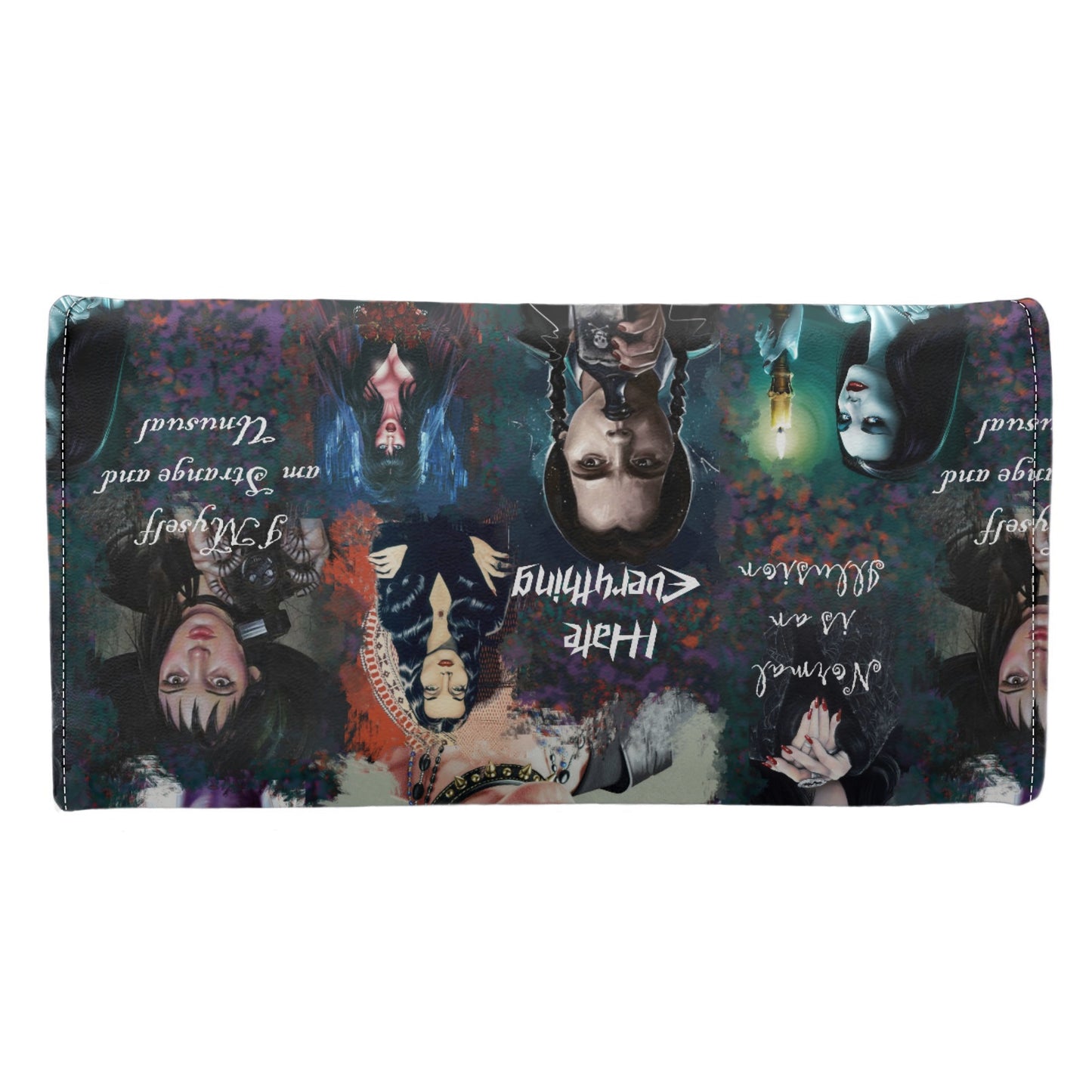 Spooky Babes Long Folding Wallet