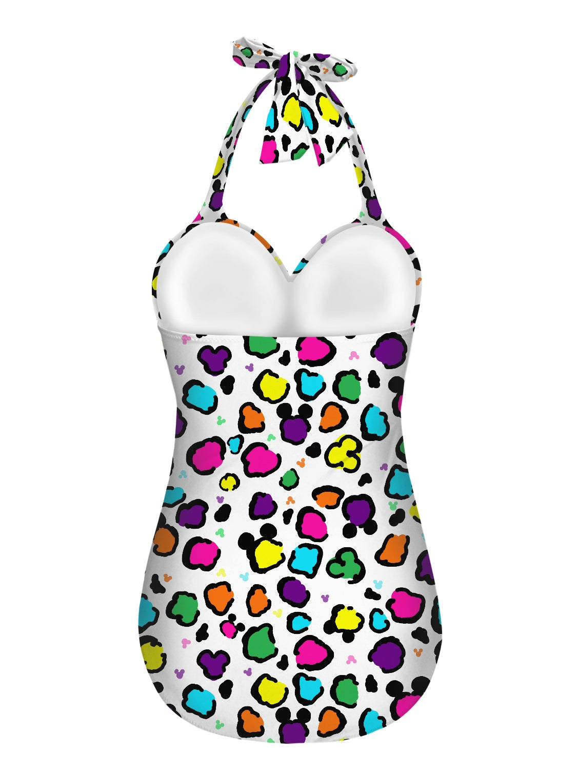 Neon Spots Strappy one piece