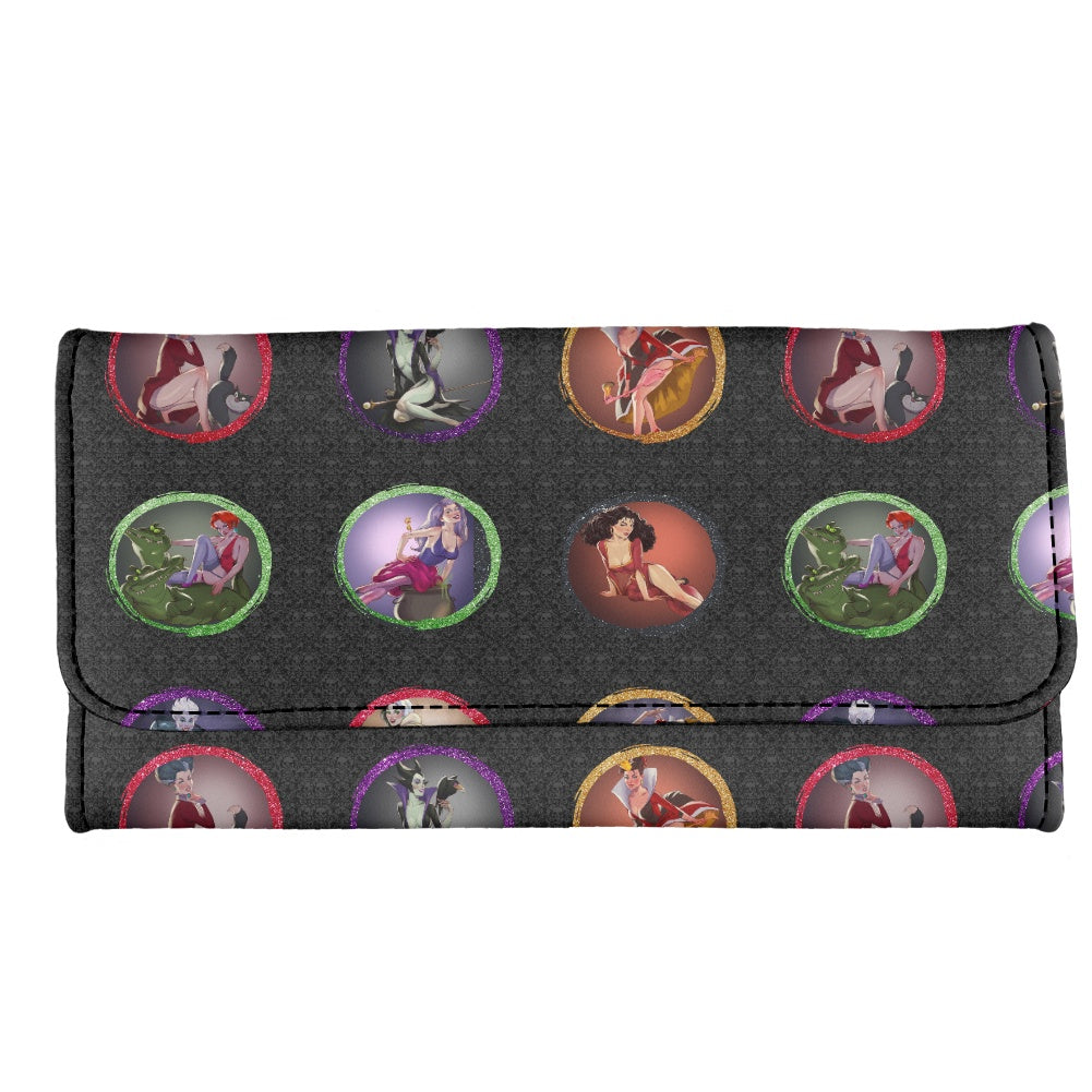 Villains Babes Long Folding Wallet