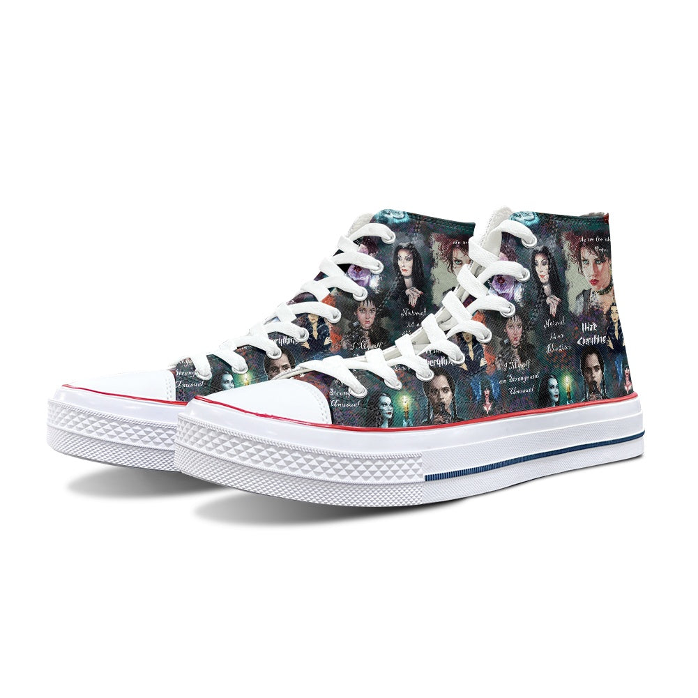 Spooky Babes High Top Canvas Shoes