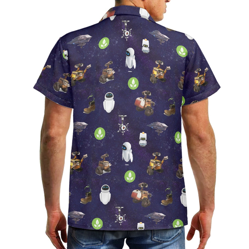 Space Robots Hawaiian shirt