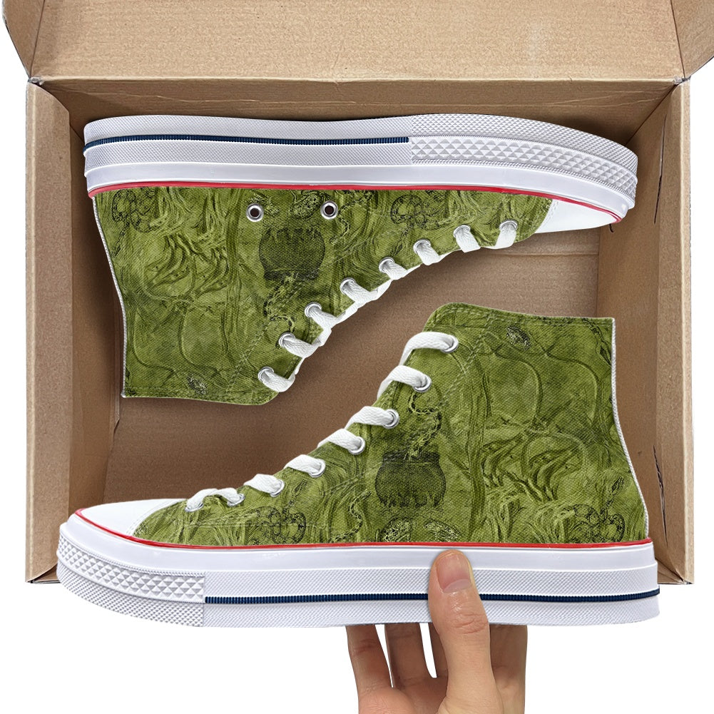 Green Swamp High Top Canvas Shoes