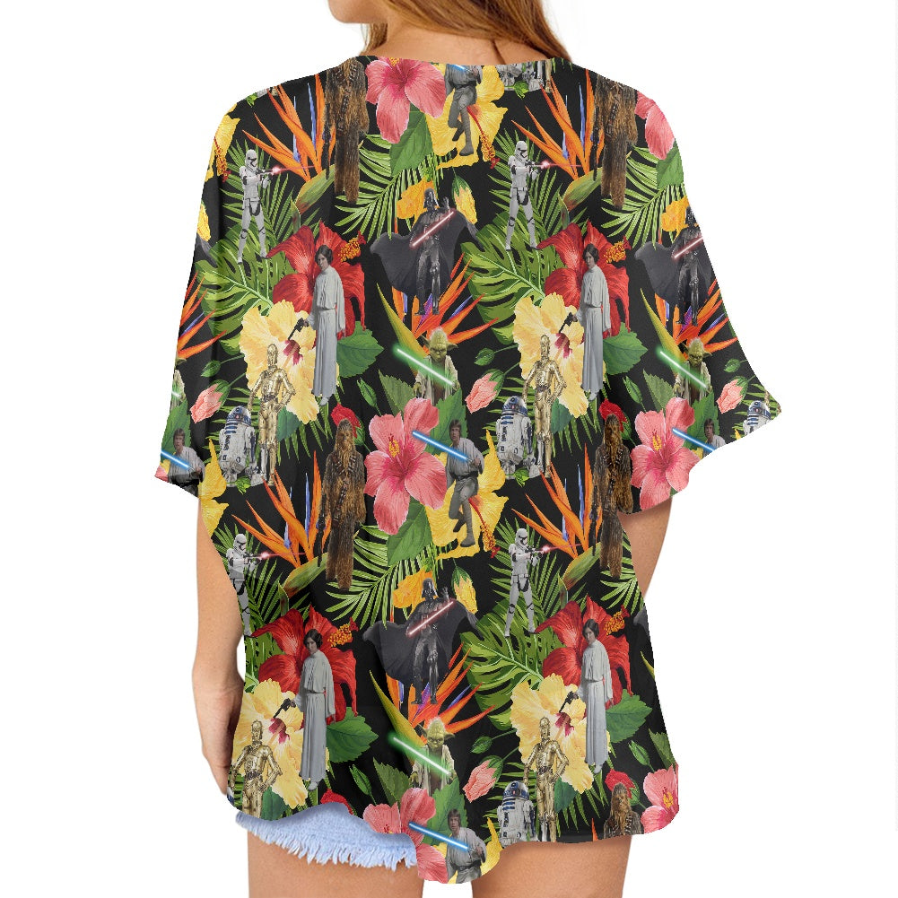 Tropical SW Women's cardigan chiffon shirt