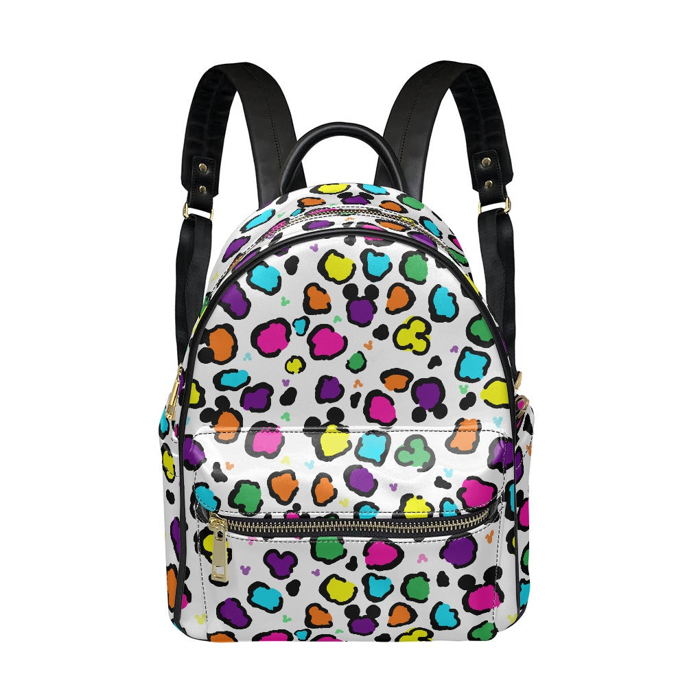 Neon Spots Casual Backpack for women