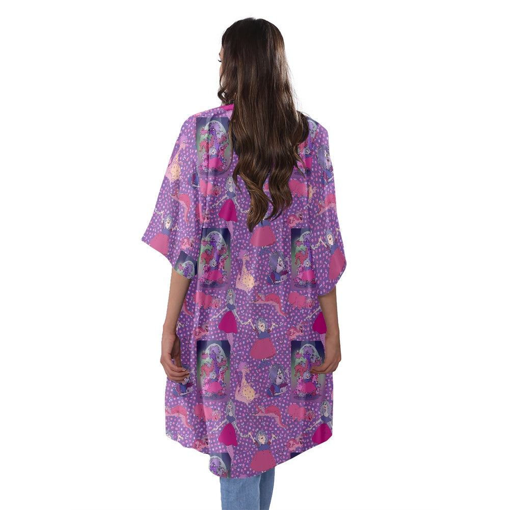 Mad Madam Women's Half Sleeve Kimono Cardigan