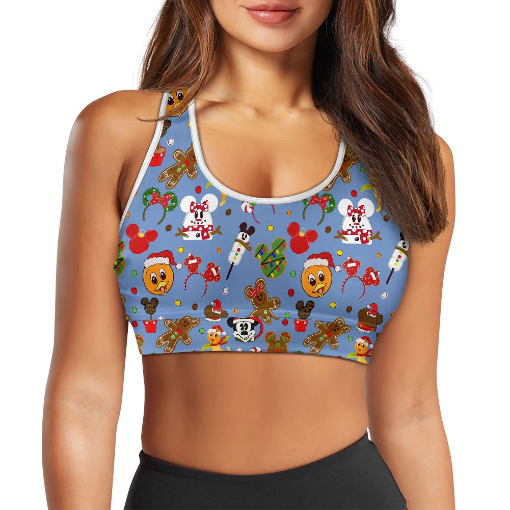 Christmas Sketch Women's Sports Vest