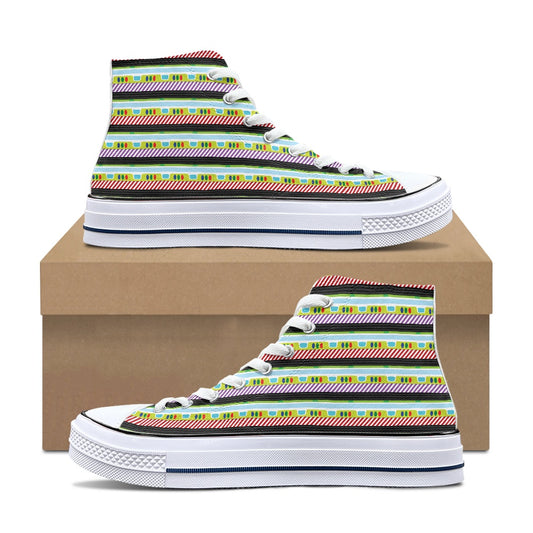 Toy Box- Buzz- High Top Canvas Shoes