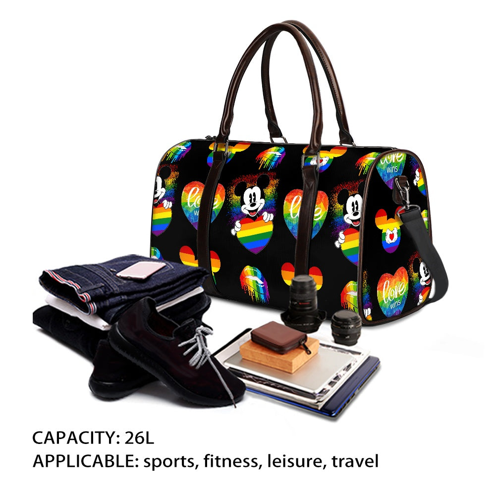 Mouse Pride Travel Handbag