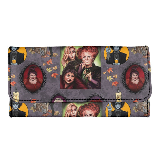 Hocus Portraits Long Folding Wallet