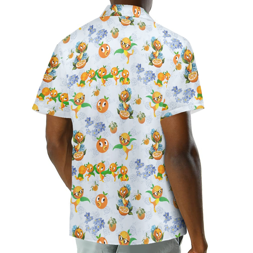 Classic Orange Bird Hawaiian shirt