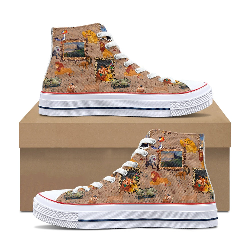 Pride Rock High Top Canvas Shoes