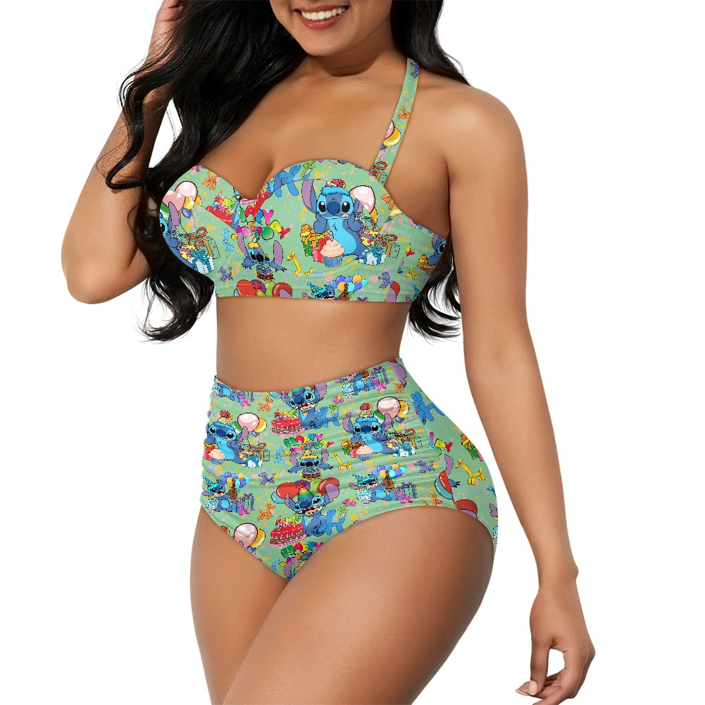 Birthday Alien Two-piece Swimsuit