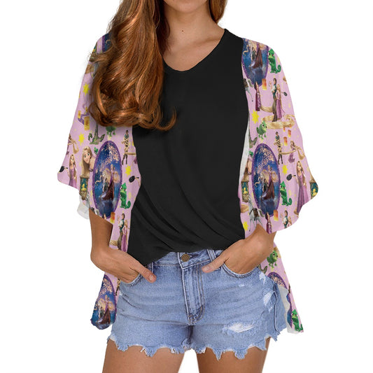 Floating Lanterns Women's cardigan chiffon shirt