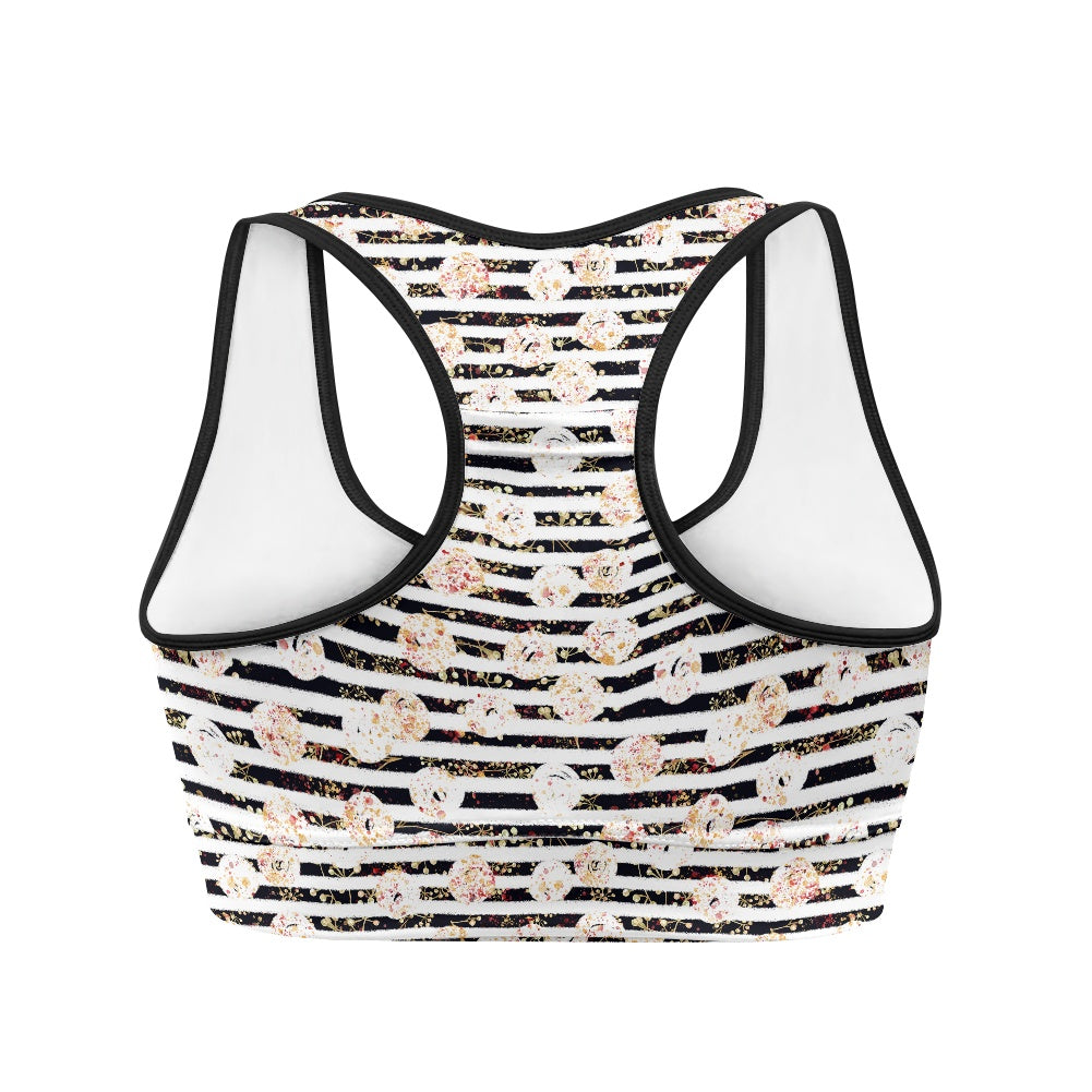 Polka Stripe Women's Sports Vest