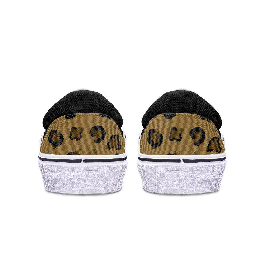 Cheetah Mouse Pedal canvas shoes for Adult