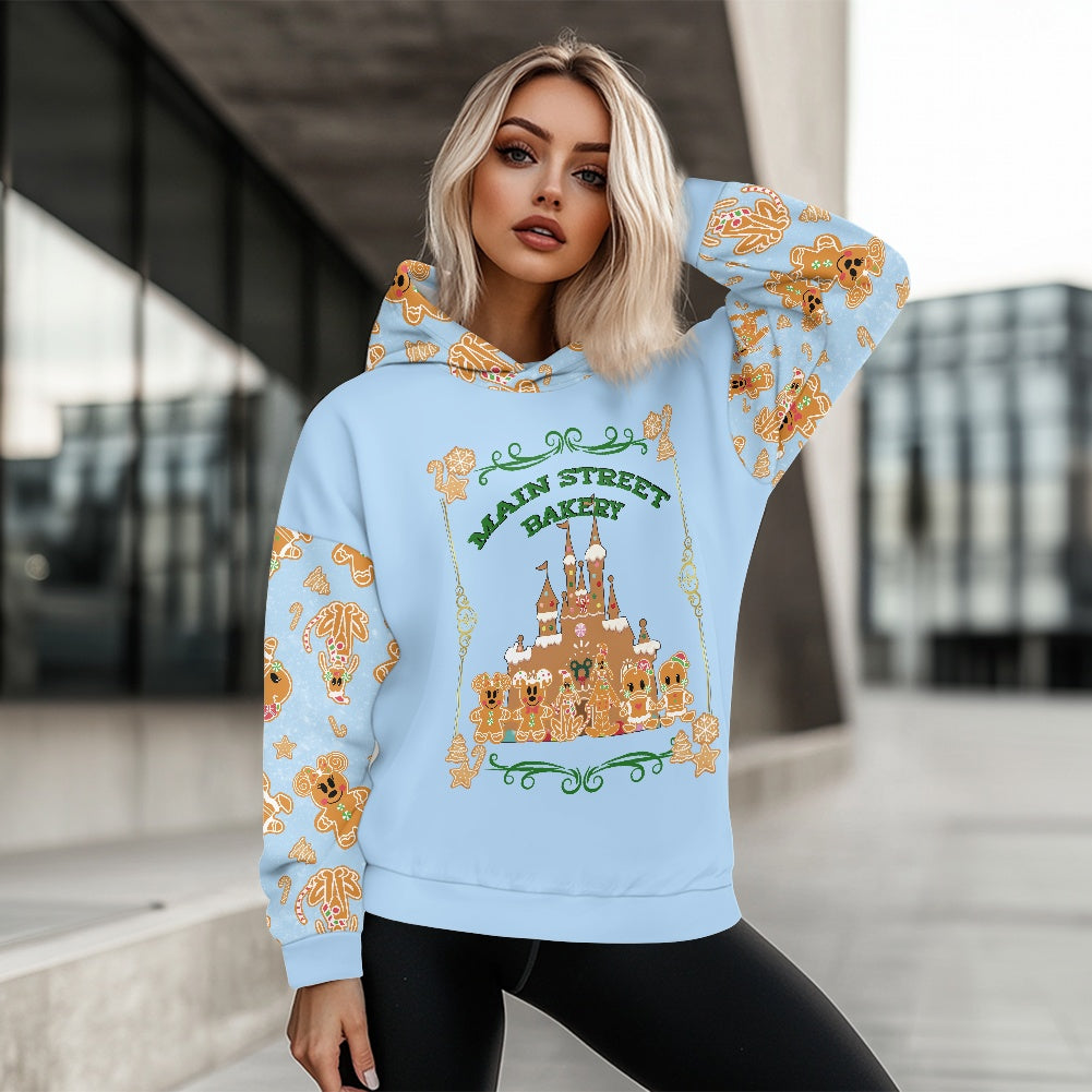 Gingerbread Cookie Pals Women's loose pullover sweatshirt