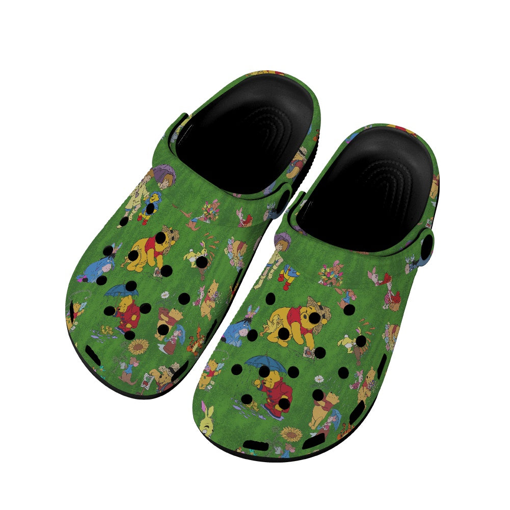 Spring Winnie Adult Crocs Black Sole