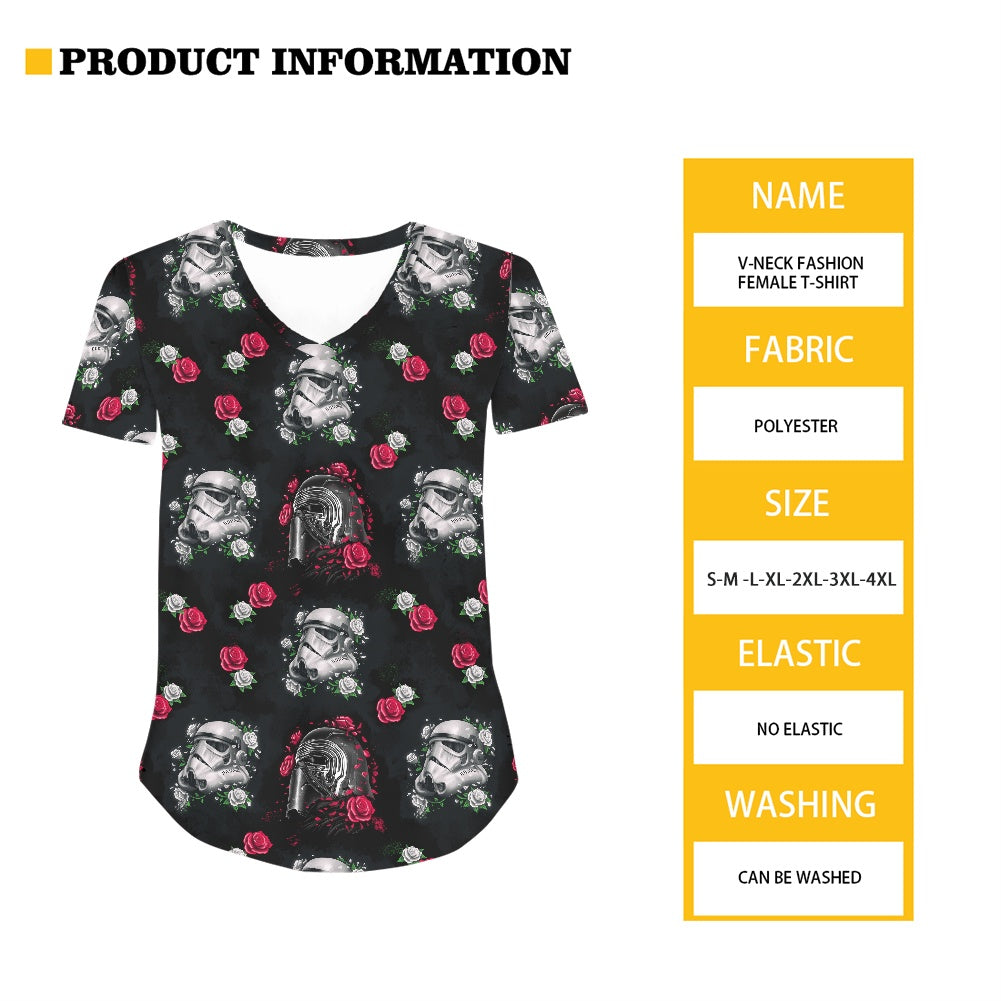 Kylo Trooper Women's V-neck Top