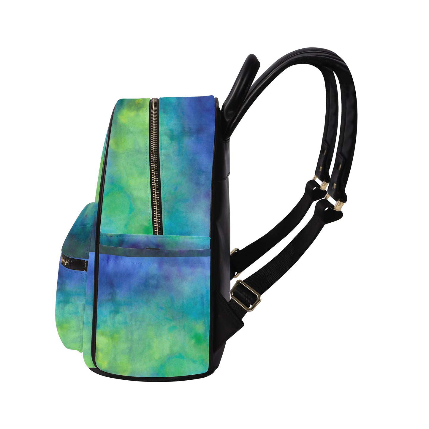 Aqua Tie Dye Casual Backpack for women