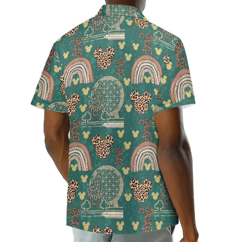 Cheetah Rainbow Hawaiian shirt