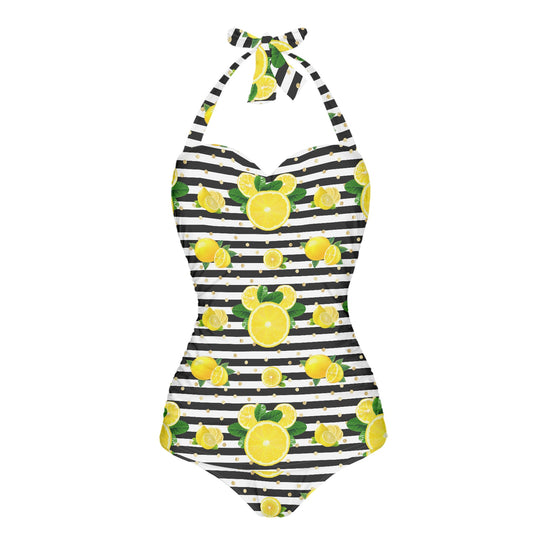 Lemon Squeezie Strappy one piece