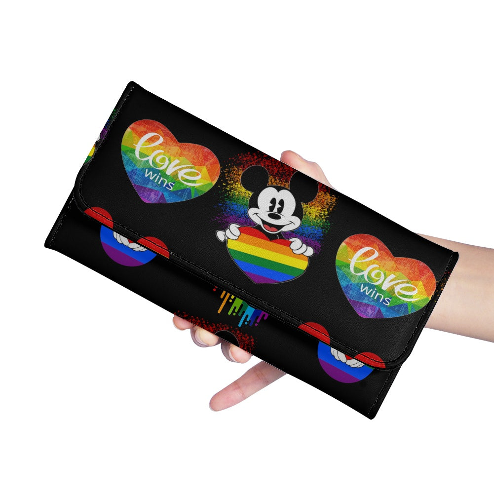 Mouse Pride Long Folding Wallet