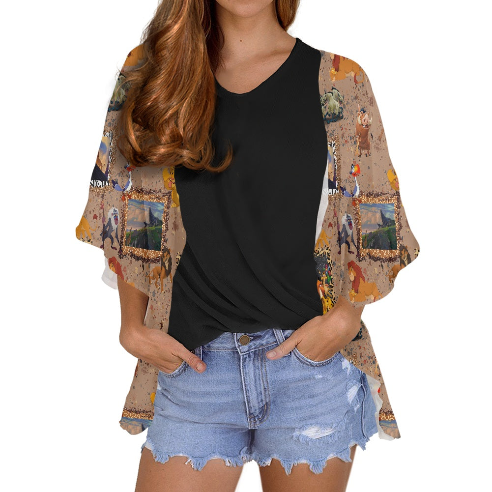 Pride Rock Women's cardigan chiffon shirt